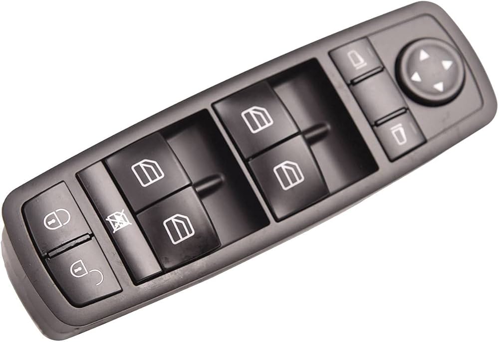 Comutator oglinda si macara MERCEDES Clasa A (W169), 2004-06.2012; Clasa B (W245), 05.2005-06.2011, reglare geam; reglare oglinda; 3 pini,