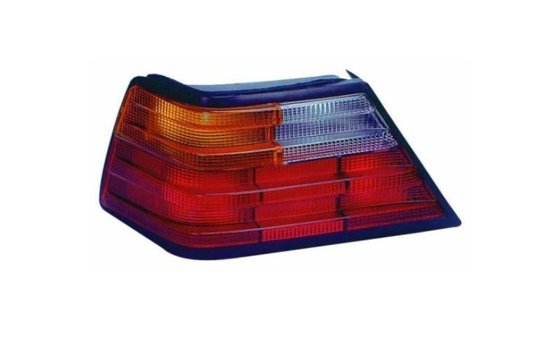 Dispersor lampa spate MERCEDES Clasa E W124, 12.1984-1993 Model : C124, partea dreapta, DEPO, lentila plastic; semnalizare portocalie,