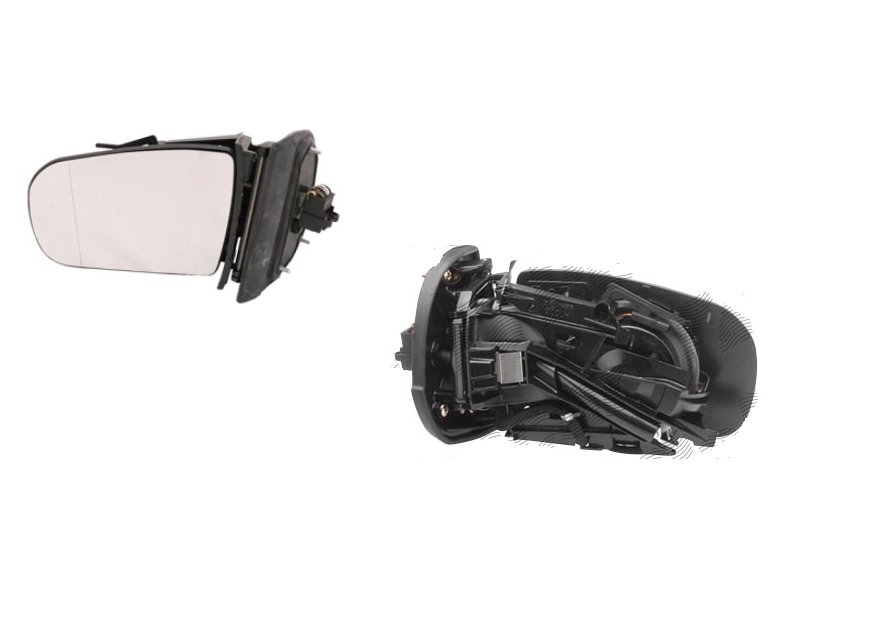 Oglinda usa exterioara MERCEDES Clasa E (W210), 2000-2002, partea stanga, View Max, reglare electrica; fara capac; cu incalzire; sticla asferica; sticla crom; cu memorie; 11 pini; pentru carcasa cu semnalizare,