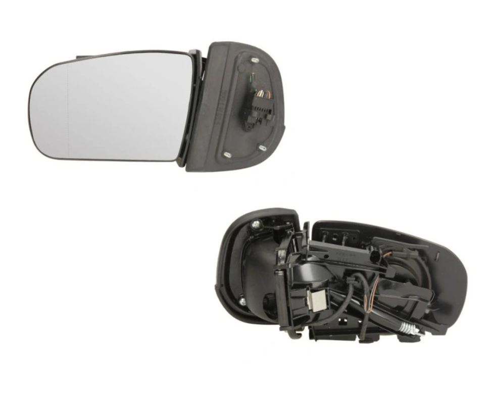 Oglinda usa exterioara MERCEDES Clasa E (W210), 2000-2002, partea stanga, View Max, reglare electrica; fara capac; cu incalzire; sticla asferica; sticla crom; pliabila electric; 9 pini; pentru carcasa cu semnalizare,