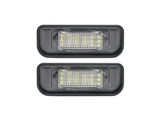 Set 2 buc lampa numar MERCEDES Clasa S (W220) 10.1998-08.2005, partea stanga, LED; TUNING,