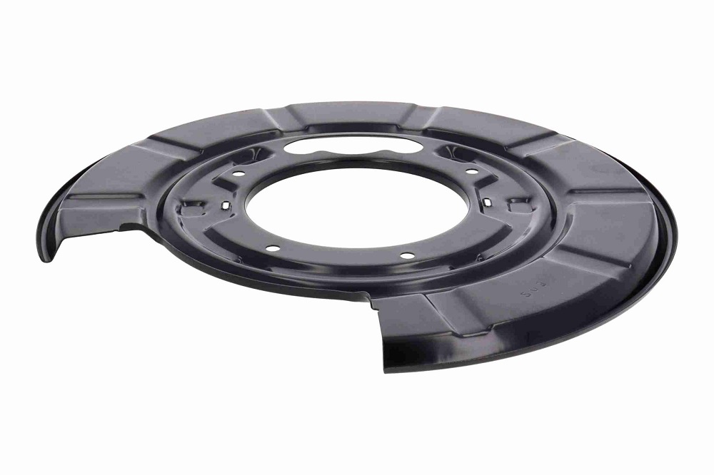 Protectie stropire disc frana spate MERCEDES VITO/ VIANO (W639), 01.2003-2014, partea dreapta, metal, diametru disc frana : 296 si 325 mm, OE : 6364230120; 6394230520; A 639 423 0120; A639 423 0520; A6394230120; A6394230520,