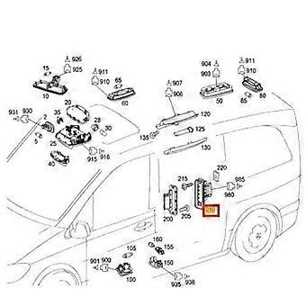 Conector usa culisanta electric MERCEDES VITO/ VIANO (W639), 01.2003-10.2010; Clasa V/VITO (W447), 04.2014-10.2023; Clasa V/VITO (W447), 09.2023-