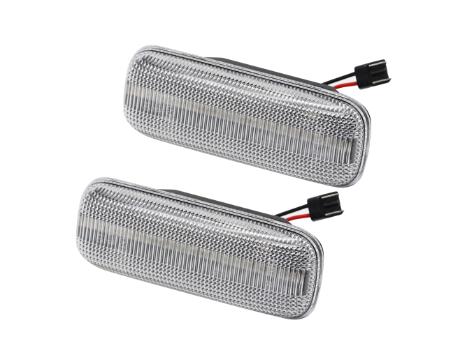 Set lampa semnalizare laterala MERCEDES Clasa ML (W163), 02.1998-2003, dynamic indicator; LED; fumuriu; TUNING,