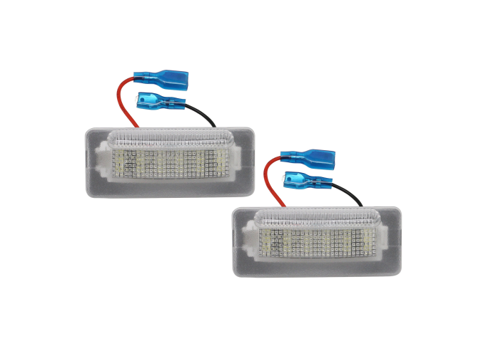 Set 2 buc lampa numar MERCEDES SPRINTER 208-414, 01.1995-2002; SPRINTER/CLASSIC 208-416, 01.2003-, VW LT II 05.1996-12.2005, partea stanga=dreapta, LED; TUNING,