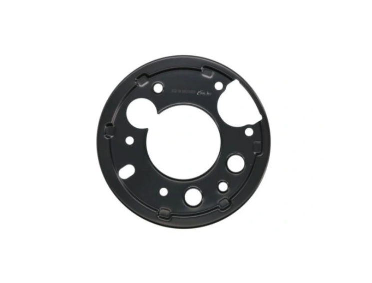Protectie stropire tambur frana spate MERCEDES SPRINTER 208-414, 01.1995-2006, VW LT II 05.1996-12.2005, partea stanga, metal, OE : 2D0501225; 9044200844; 9044201144; A9044200644; A9044200844; A9044231051,