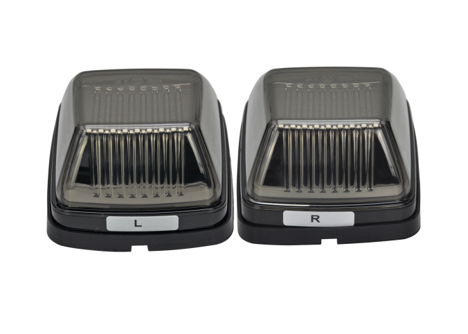 Set lampa semnalizare fata fata MERCEDES Clasa G (W461/W463) 09.1989-09.2018, partea stanga, LED; negru; TUNING,