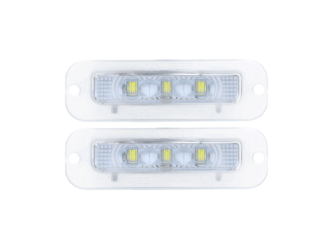 Set 2 buc lampa numar spate MERCEDES Clasa G (W461/W463) 09.1989-2012, partea stanga, LED; TUNING,