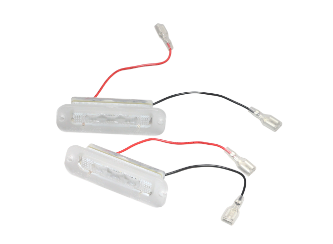 Set 2 buc lampa numar spate MERCEDES Clasa G (W461/W463) 09.1989-2012, partea stanga, LED; TUNING,