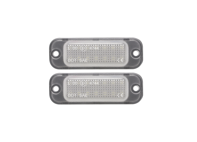 Set 2 buc lampa numar spate MERCEDES Clasa G (W461/W463) 2013-09.2018; Clasa G (W463), 06.2018-, partea stanga, LED; TUNING,