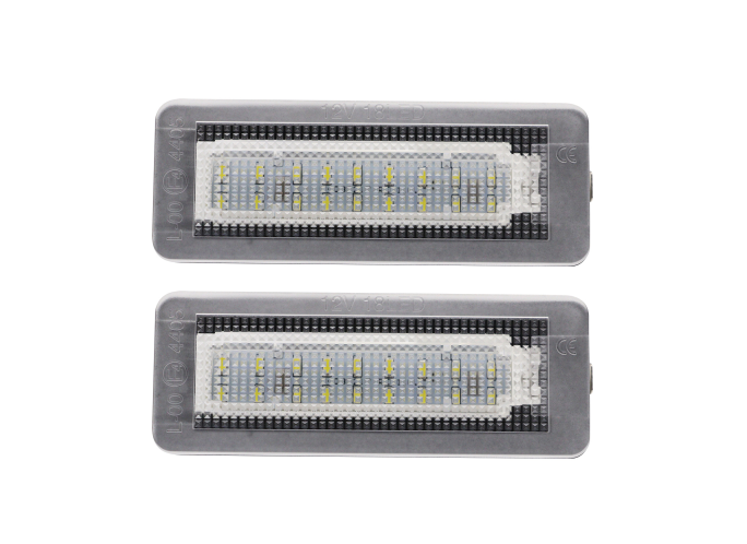 Set 2 buc lampa numar SMART FORTWO (W451), 01.2007-12.2014, partea stanga, LED; TUNING,