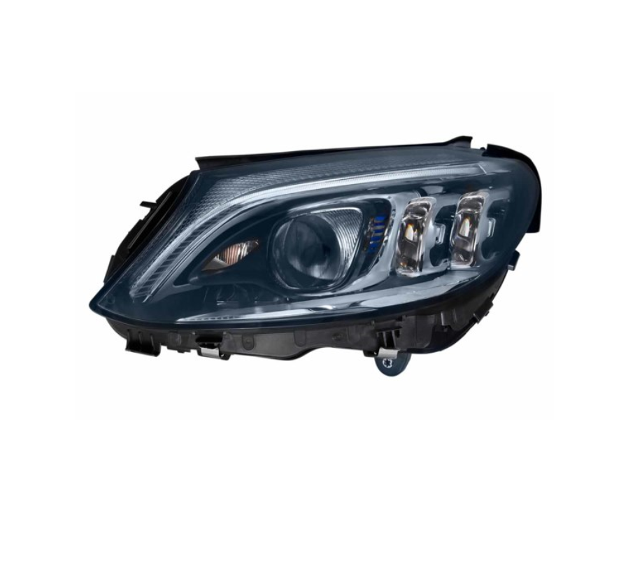 Far MERCEDES Clasa C (W205), 06.2018-, partea stanga, HELLA, Type= Multibeam LED; LED; electrical; fara unitate control LED; LED; fara the MERCEDES-BENZ mark; fara the MULTIBEAM LED mark,
