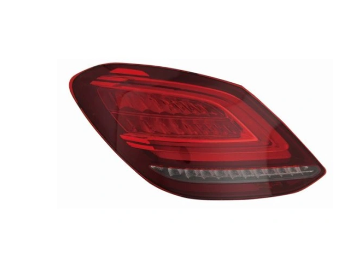 Lampa spate MERCEDES Clasa C (W205), 07.2018-, partea stanga, DEPO, cu lampa ceata spate; LED; fara the MERCEDES-BENZ mark, Sedan,
