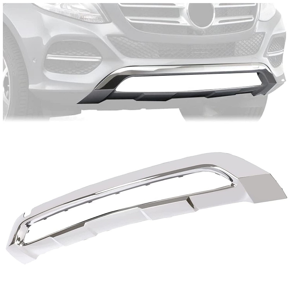 Bandou bara fata MERCEDES Clasa GLE (W166), 08.2015-03.20, crom; inferior; fara sport, fara sport,