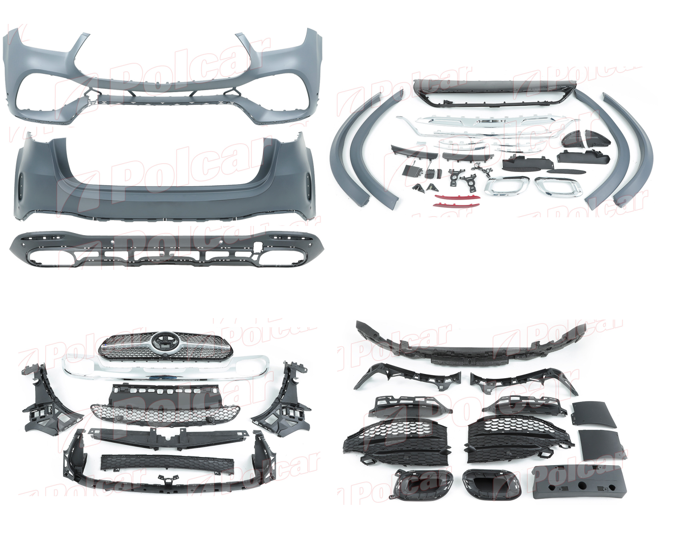 Body Kit, Bara Fata si spate TUNING MERCEDES Clasa GLE (V/C167), 01.2019-