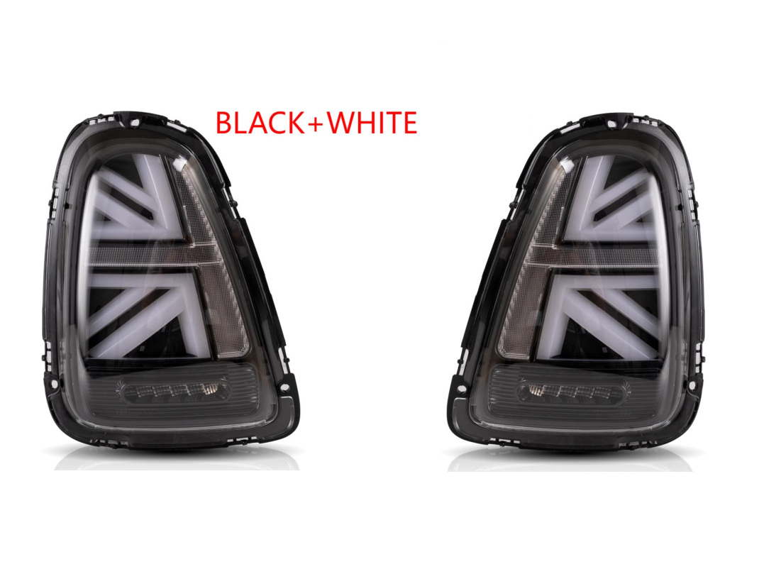 Set lampa spate MINI ONE/COOPER/CLUBMAN/CLUBVAN/COUPE/ROADSTER/CABRIO (R55/56/57/58/59), 07.2007-2013, partea stanga, dynamic indicator; LED; alb; TUNING,