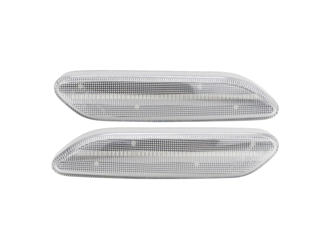Set lampa semnalizare laterala MINI COUNTRYMAN (R60), 2012-04.2017; PACEMAN (R61), 03.2013-2017, dynamic indicator; LED; transparent; TUNING,