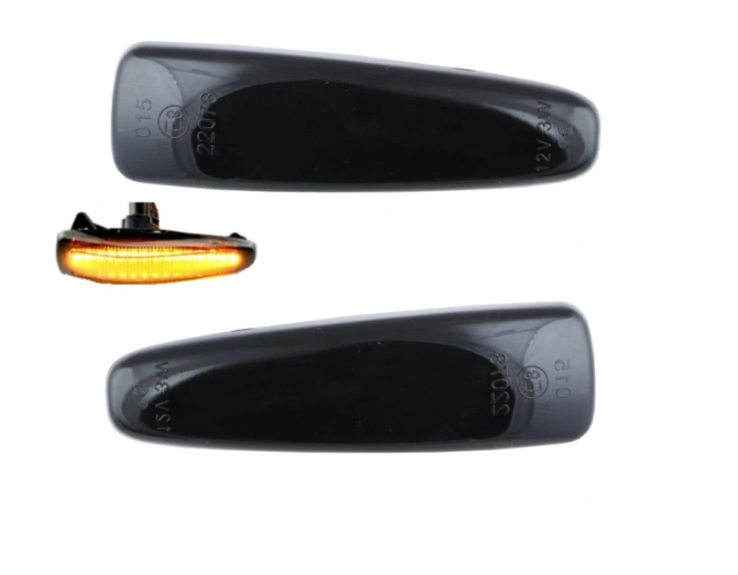 Set lampa semnalizare laterala MITSUBISHI LANCER (CY0), 03.2007-05.2017; LANCER EVO X, 03.2008-; OUTLANDER (CW0), 03.2007-09.2012; SPACE STAR, 04.2013-10.2020, LED; fumuriu; TUNING,