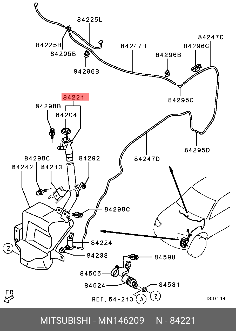 Gat de umplere MITSUBISHI L200, 12.2005-04.2010; L200/TRITON, 04.2010-12.2015, Gat de umplere cu cap,