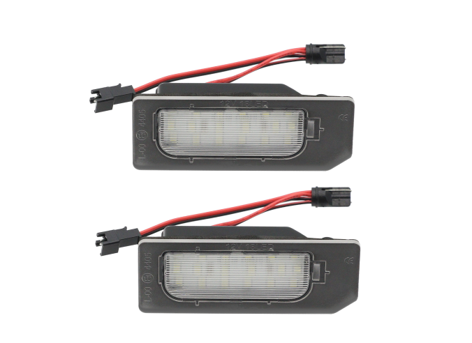 Set 2 buc lampa numar MITSUBISHI OUTLANDER (GG/GF), 07.2012-2020, partea stanga=dreapta, LED; TUNING,