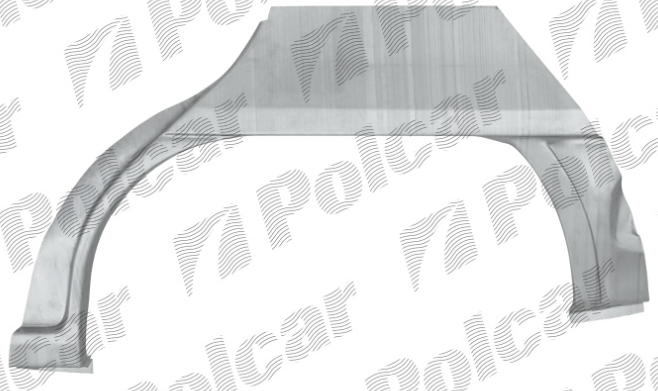 Segment reparatie aripa spate OPEL ASTRA F, 09.1991-12.2002, modele cu 5 usi, partea stanga,