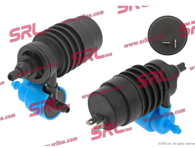 Pompa spalator fata+spate OPEL Astra F Corsa 1983-2001, Kadett E 1984-1991, Omega 1986-2003, Tigra 1994-2001, Vectra A 1988-1995, SRLine, Pompa duala,