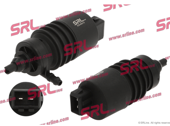 Pompa spalator fata OPEL Astra G 1998-2009, Corsa B/C 1993-2003, Omega B 1999-2003, Vectra 1999-2005, VW Golf 3 Golf 4, Passat B4/B5 1993-2000, T4 1990-2003, Caddy 2, Vento Seat Ibiza/Cordoba 1993-2002, VOLVO 740/760 850 S90/V90, SRLine, Pompa mono,