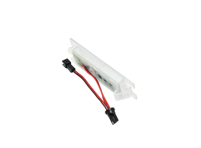 Set 2 buc lampa numar spate CHEVROLET CAMARO, MALIBU, VOLT, OPEL ADAM, AMPERA, ASTRA H, ASTRA K, CORSA D, CORSA E, INSIGNIA (G09), MERIVA B, VECTRA C, ZAFIRA-, partea stanga, LED; TUNING,
