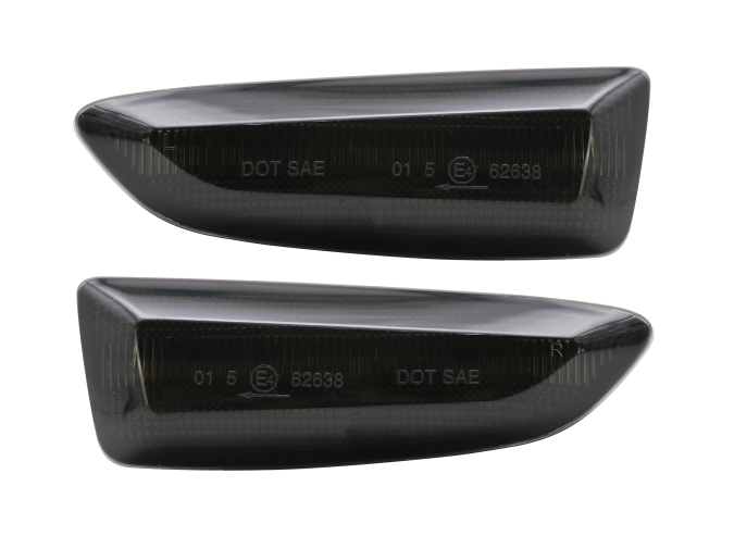 Set lampa semnalizare laterala OPEL ASTRA J, 09.2009-2018; ASTRA K, 10.2015-02.2022; CROSSLAND X, 03.2017-01.2021; CROSSLAND, 01.2021-; GRANDLAND X, 06.2017-08.2021; INSIGNIA, 03.2017-2022; ZAFIRA TOURER, 01.2012-, LED; fumuriu; TUNING,