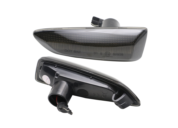 Set lampa semnalizare laterala OPEL ASTRA J, 09.2009-2018; ASTRA K, 10.2015-02.2022; CROSSLAND X, 03.2017-01.2021; CROSSLAND, 01.2021-; GRANDLAND X, 06.2017-08.2021; INSIGNIA, 03.2017-2022; ZAFIRA TOURER, 01.2012-, LED; fumuriu; TUNING,