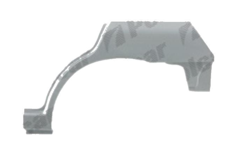 Segment reparatie aripa spate PEUGEOT 406 (8_), 1995-2004, partea stanga, metal galvanizat, Sedan,