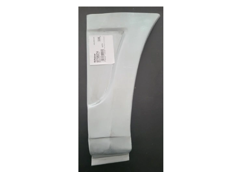 Segment reparatie aripa spate CITROEN Jumper (250), FIAT Ducato (250), PEUGEOT Boxer (250) 2006-2014; Jumper, Ducato, Boxer 2014+; RAM ProMaster (2013+) stanga, KLOKKERHOLM, metal; cu gauri ornament; in fata rotii; versiune scurta version,