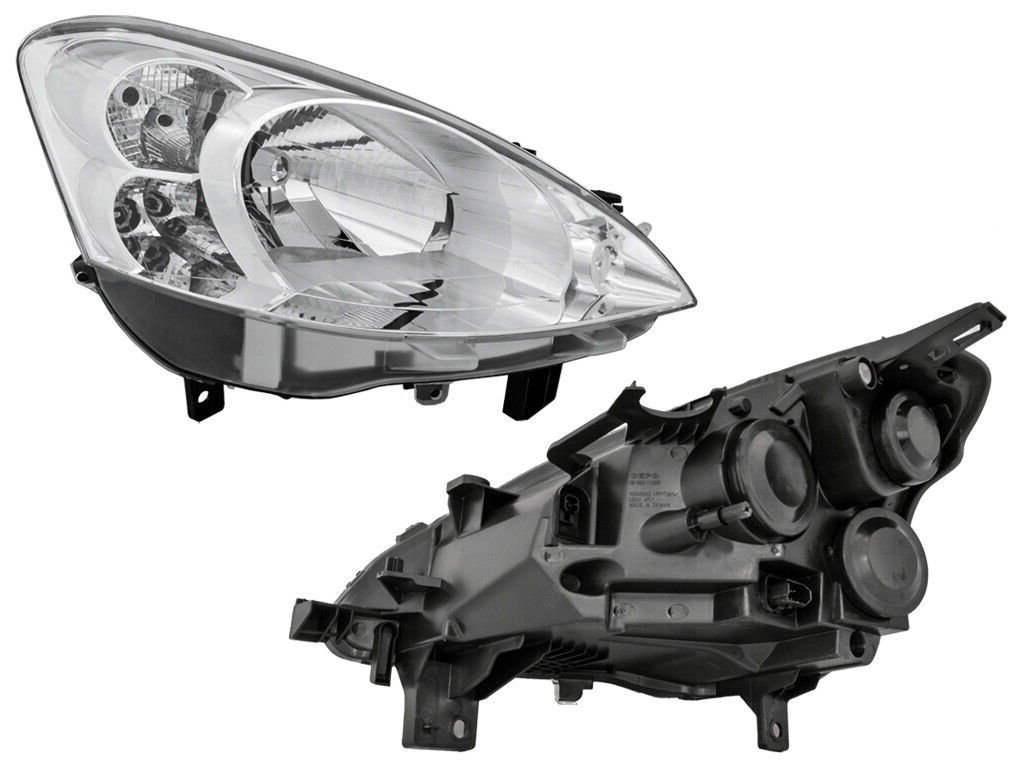 Far PEUGEOT PARTNER, 03.2008-06.2012, partea dreapta, AYFAR, H4+W5W; electrical; cu motor; halogen,