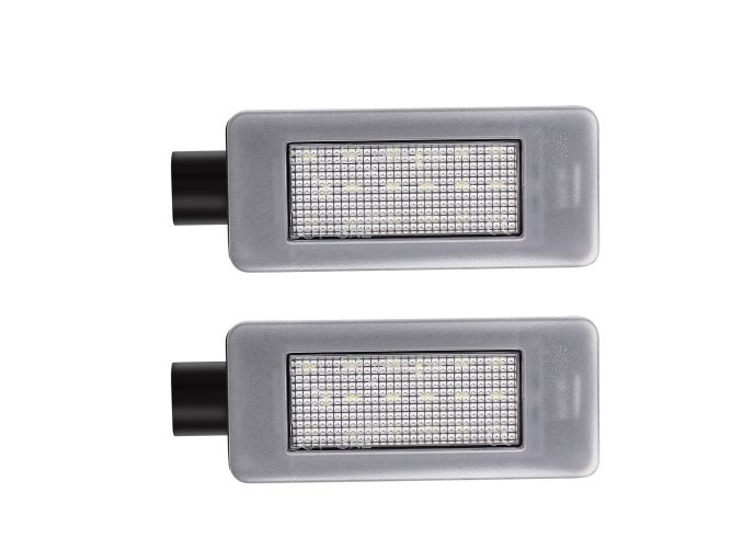 Set 2 buc lampa numar CITROEN C5 (RD/TD), 01.2008-; PEUGEOT 2008, 03.2013-12.2019; 207 CC, 05.2006-12.2013; PEUGEOT 208, 04.2012-2016; PEUGEOT 308, 10.2013-12.2017, partea stanga=dreapta, LED; TUNING,