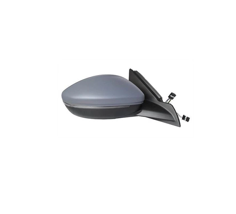 Oglinda usa exterioara OPEL CORSA/-e F, 06.2019-12.2023; PEUGEOT 208, 06.2019-, dreapta, View Max, electrica; grunduit; cu incalzire; convexa; sticla crom; senzor temperatura; pliabila electric; 10 gauri / 10 pini; cu LED indicator; lampa perimetru