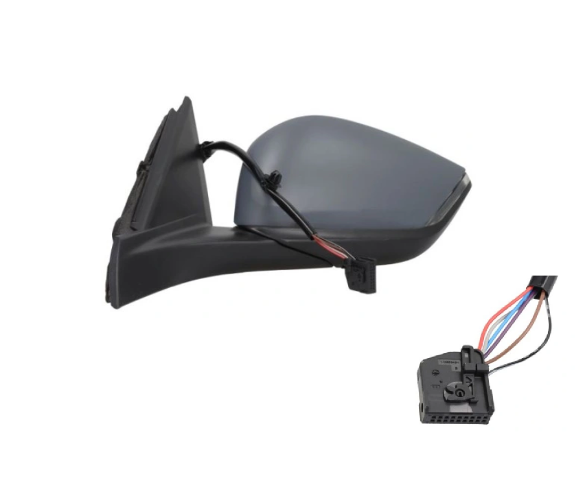 Oglinda usa exterioara OPEL ASTRA L, 11.2021-; PEUGEOT 308, 03.2021-, partea stanga, View Max, reglare electrica; grunduit; cu incalzire; sticla convexa; sticla crom; 18 gauri / 6 pini; cu LED indicator,