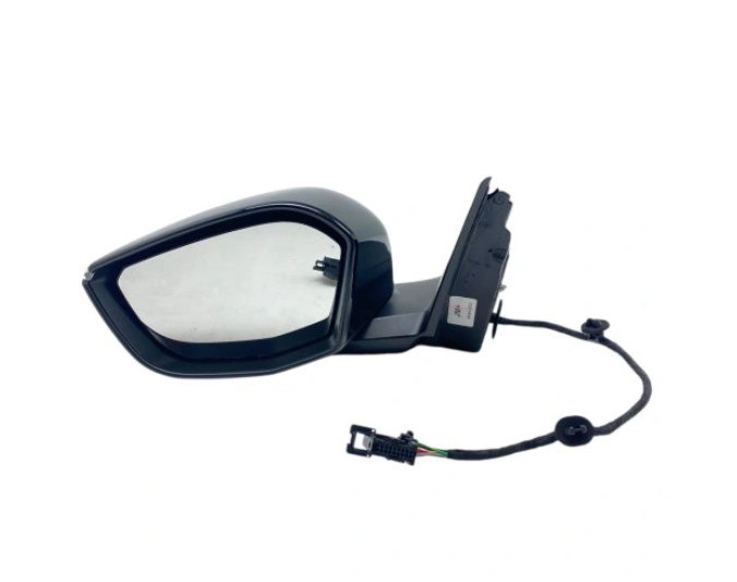 Oglinda usa exterioara OPEL ASTRA L, 11.2021-; PEUGEOT 308, 03.2021-; PEUGEOT 408, 06.2022-, stanga, reglare electrica; grunduit; cu incalzire; convexa; crom; pliabila electric; 18 gauri/ 10 pini; cu LED indicator; cu lampa de perimetru,