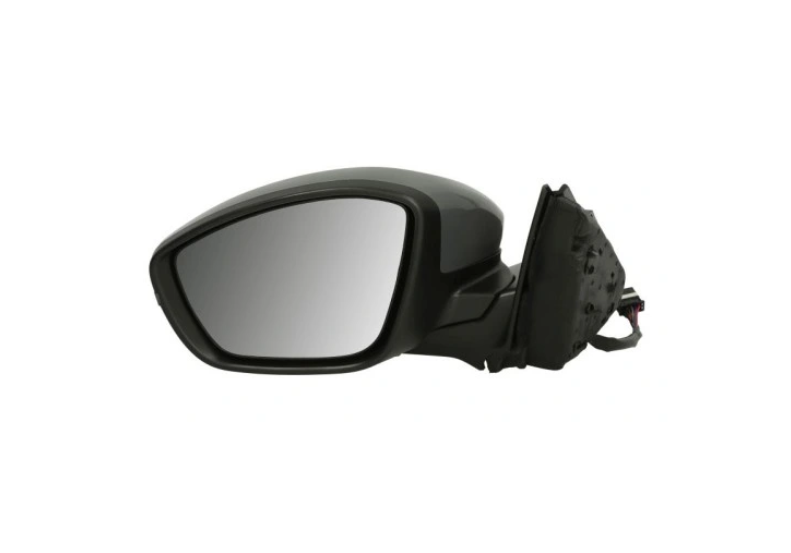 Oglinda usa exterioara PEUGEOT 2008/e-2008, 11.2019-01.2024, partea stanga, View Max, reglare electrica; grunduit; cu incalzire; sticla convexa; sticla crom; 10 gauri / 6 pini; cu LED indicator,