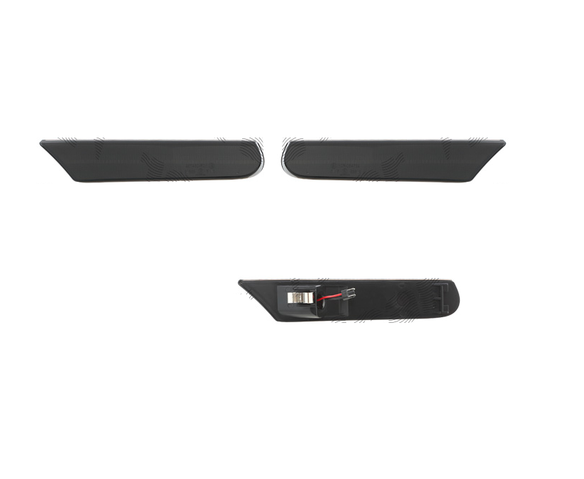 Set lampa semnalizare laterala PORSCHE 911 (996), 10.1997-08.2005; BOXSTER (986), 09.1996-11.2004, dynamic indicator; LED; fumuriu; TUNING,