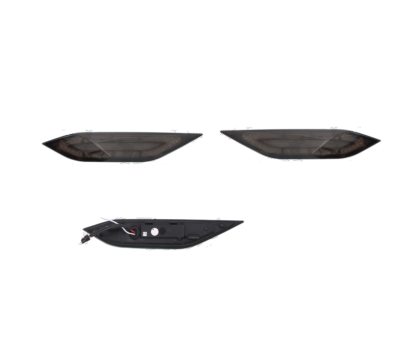 Set lampa semnalizare laterala PORSCHE CAYENNE (92A), 04.2010-12.2014, cu parking light; LED; fumuriu; TUNING,