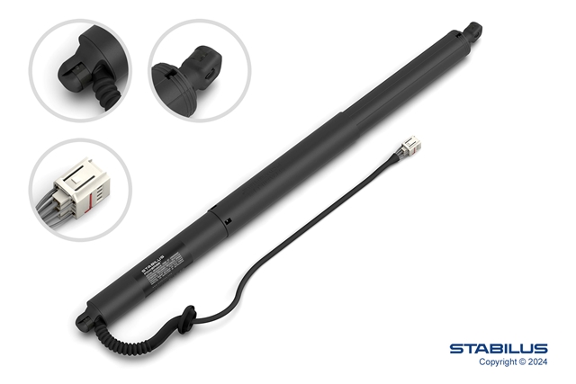 Actuator usa spate, hayon PORSCHE CAYENNE (92A), 04.2010-12.2017, STABILUS, lungime= 643, 5 mm,