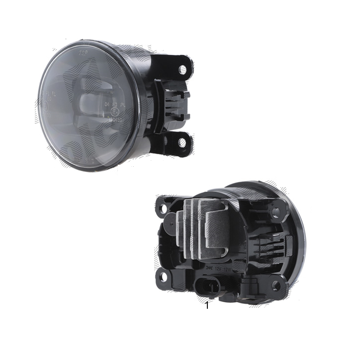 Proiector ceata DACIA DUSTER, 2010-2013; LOGAN, 2004-2009; SANDERO, 2008-2013, CITROEN FIAT FORD Nissan OPEL PEUGEOT Jaguar Mazda MITSUBISHI PORSCHE SUBARU RENAULT SUZUKI, partea stanga, LED; TUNING,