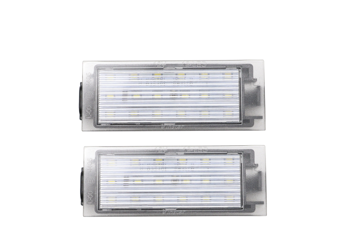 Set 2 buc lampa numar RENAULT Clio III/IV, Espace IV, Kadjar, Kangoo, Laguna II, Master, Megane II/III, Trafic, Twingo, Twizy, Vel Satis, Wind , stanga, LED; TUNING,