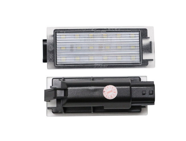 Set 2 buc lampa numar RENAULT Clio III/IV, Espace IV, Kadjar, Kangoo, Laguna II, Master, Megane II/III, Trafic, Twingo, Twizy, Vel Satis, Wind , stanga, LED; TUNING,