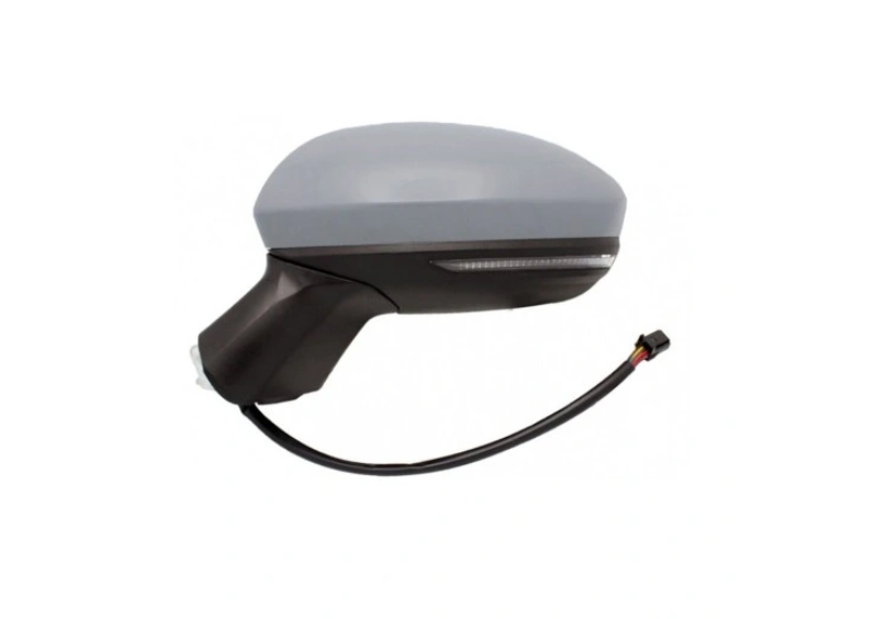 Oglinda usa exterioara MITSUBISHI COLT, 10.2023-, partea stanga, View Max, reglare electrica; carcasa grunduita; cu incalzire; sticla asferica; sticla crom; pliabila electric; 12 gauri / 10 pini; cu semnalizare,