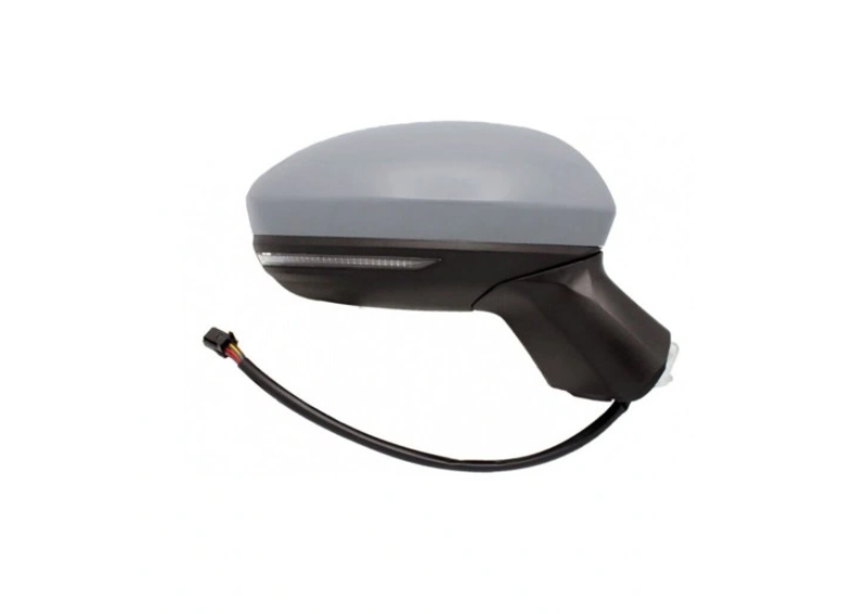 Oglinda usa exterioara MITSUBISHI COLT, 10.2023-, partea dreapta, View Max, reglare electrica; carcasa grunduita; cu incalzire; sticla convexa; sticla crom; senzor de temperatura; pliabila electric; 12 gauri / 12 pini; cu semnalizare,