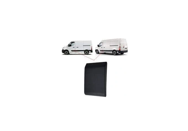 Bandou stalp NISSAN NV400, 11.2010-, Opel MOVANO, 01.2010-12.2021, RENAULT MASTER, 01.2010-06.2019, partea stanga, negru/negru; lungime 130 mm,