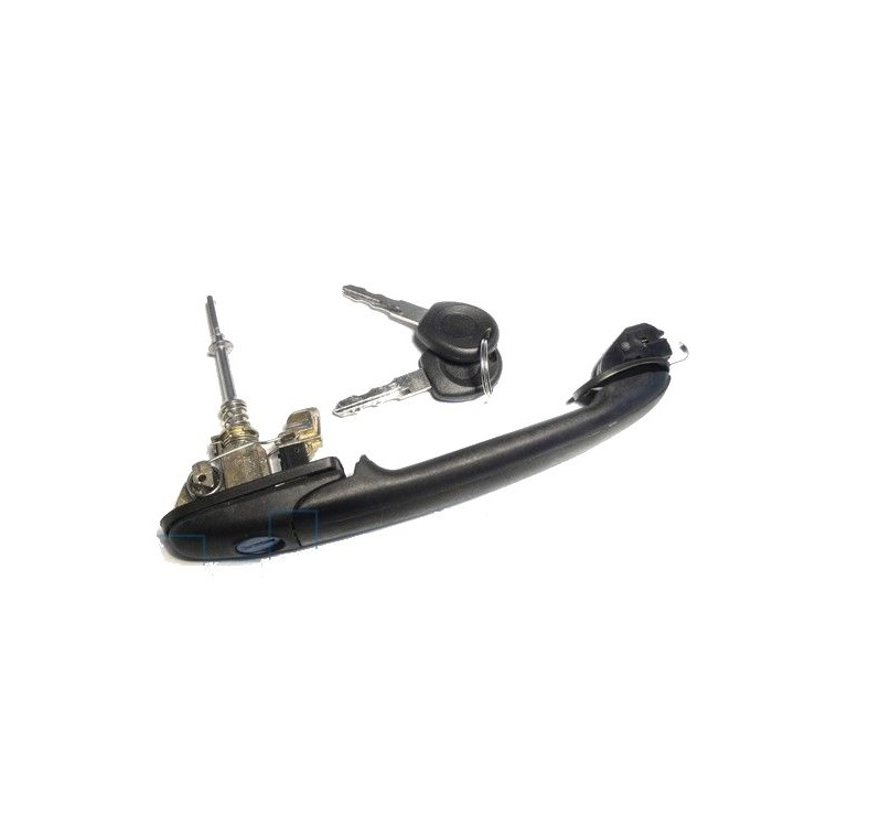 Maner usa exterior usa fata SEAT IBIZA/CORDOBA (6K), 07.1999-02.2002, partea stanga=dreapta, negru; cu 1 cilindru usa,