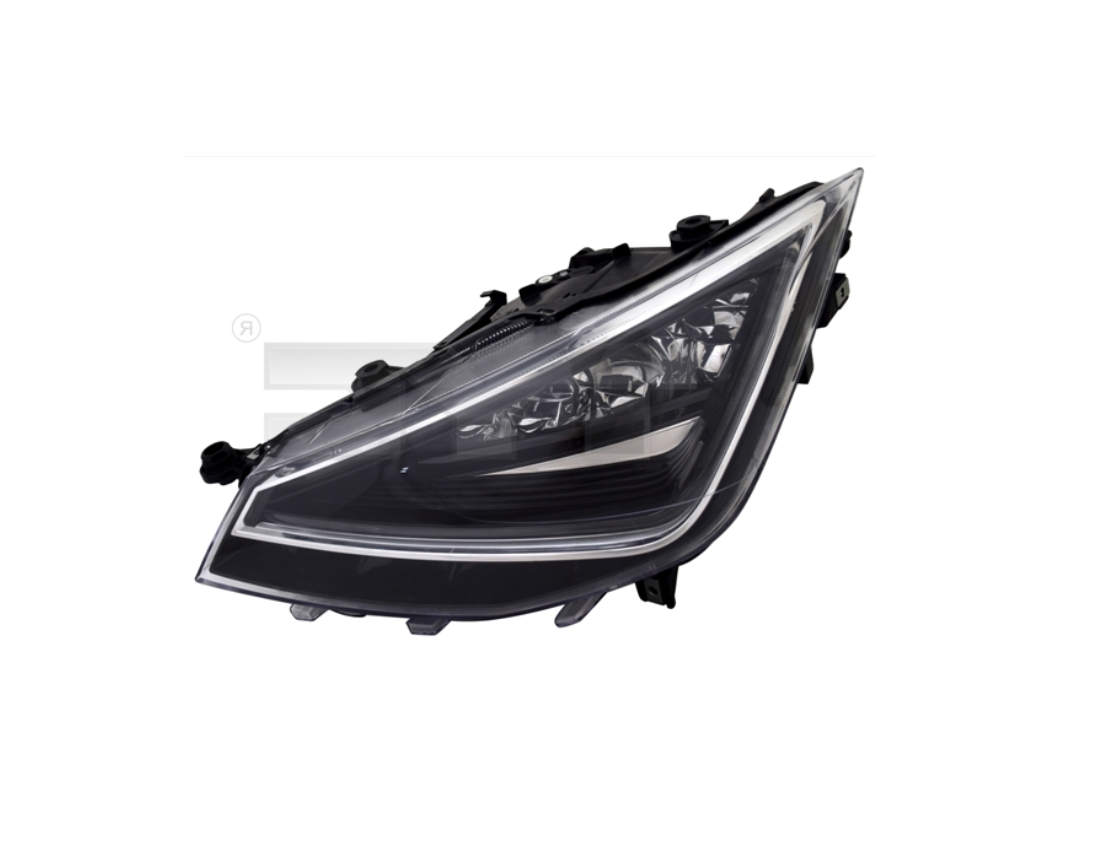 Far SEAT ARONA, 09.2017-; IBIZA, 10.2017-, partea stanga, TYC, cu LED daytime running light; LED; electrical; fara LED module; fara unitate control LED; cu motor; LED; fara the SEAT LIGHTING mark,