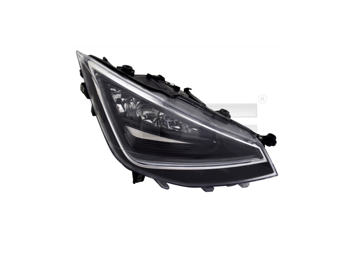 Far SEAT ARONA, 09.2017-; IBIZA, 10.2017-, partea dreapta, TYC, cu LED daytime running light; LED; electrical; fara LED module; fara unitate control LED; cu motor; LED; fara the SEAT LIGHTING mark,